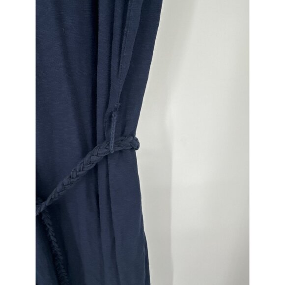 Lucky Brand womens dress size large Embroidered Navy Braided Belt Cotton Boho - Picture 4 of 5